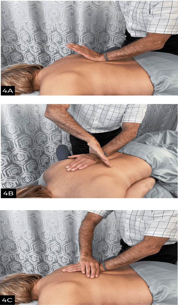 Exaggeration of base-of-the-palm contact for full-flat palm.