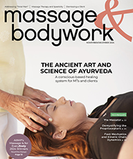 Massage and Bodywork Magazine Cover